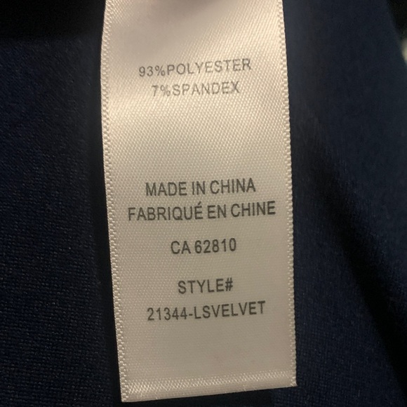 Ricki's Velvet Burgundy Top with Ruffle Trim - Picture 6 of 7